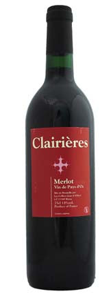 Celliers Jean d'Alibert, Les Clairieres Merlot 2022